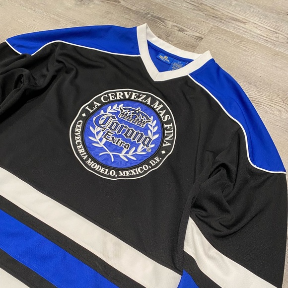 Corona Extra Cerveza Mexico Hockey Jersey Men’s Size Medium - Picture 2 of 4